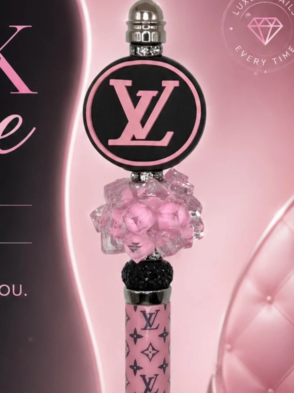 Pink and Black Glamour Pen